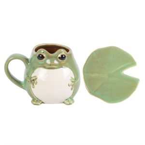 Alternative view of Frog Mug with Lily Pad Saucer